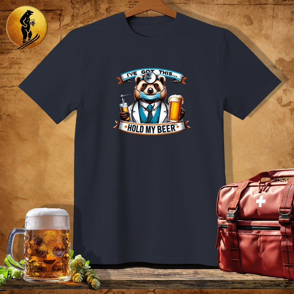 MyDesigns Physical Item Dark Heather / S Doctor Bear Bob T-Shirt