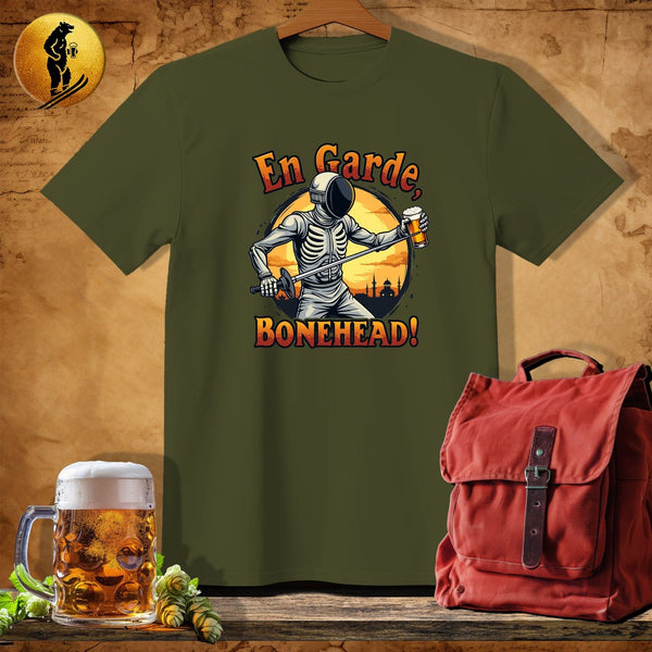 MyDesigns Physical Item Military Green / S Fencer Skeleton T-Shirt