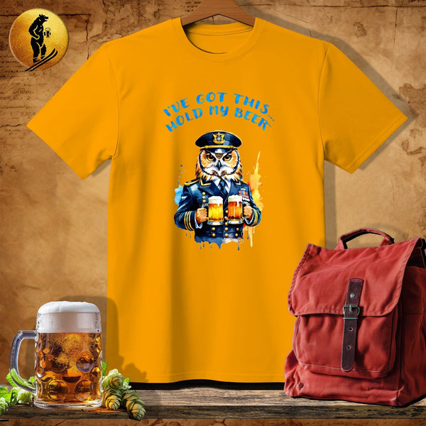 MyDesigns Physical Item Gold / S Owl Admiral T-Shirt