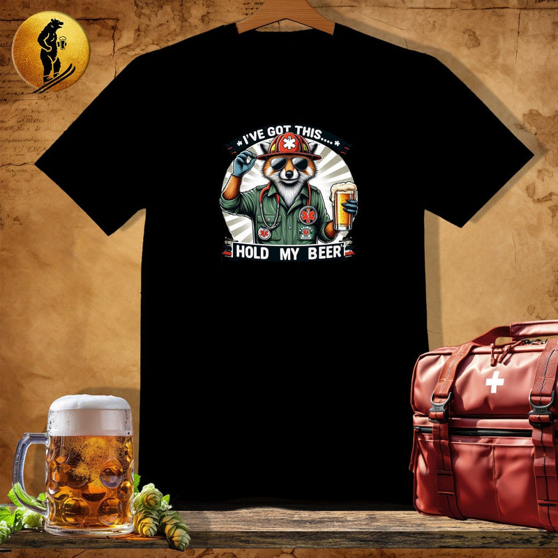 EMT Fox Hero T-Shirt ~ a The Fox Who Showed Up First pick