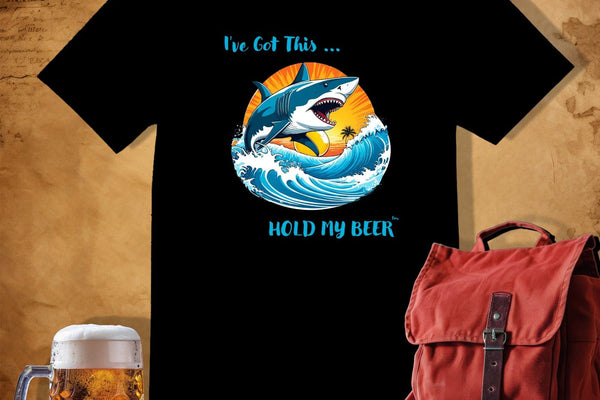 Surf Shark T-Shirt ~ a Why Zero Plans Make the Best Summer Stories pick