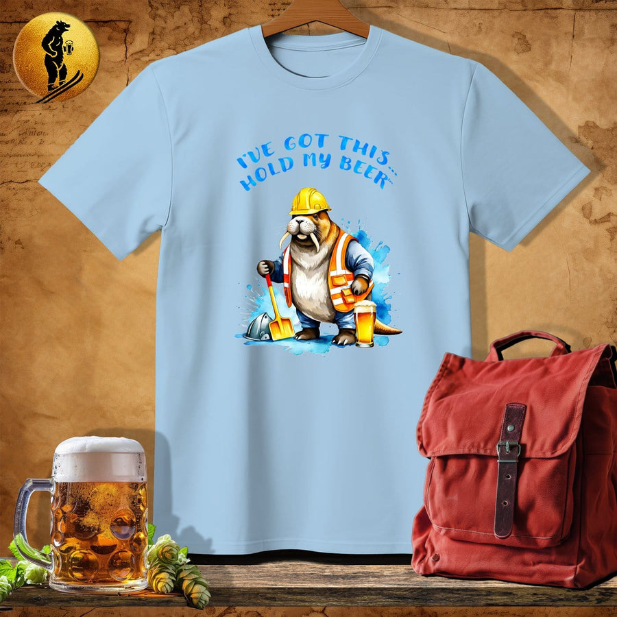MyDesigns Physical Item Light Blue / S Constructive Walrus T-Shirt