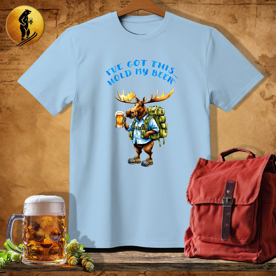 MyDesigns Physical Item Light Blue / S Moose Duty T-Shirt