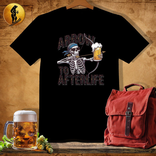 MyDesigns Physical Item Black / S Afterlife Skeleton T-Shirt