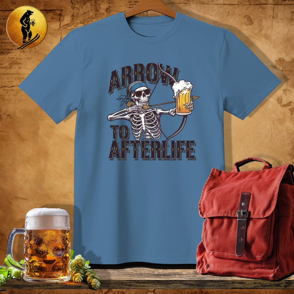 MyDesigns Physical Item Heather Indigo / S Afterlife Skeleton T-Shirt
