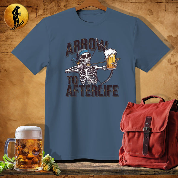 MyDesigns Physical Item Navy Heather / S Afterlife Skeleton T-Shirt