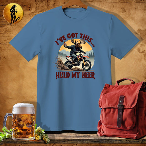 MyDesigns Physical Item Heather Indigo / S Antler Tricks T-Shirt