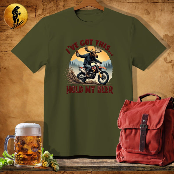 MyDesigns Physical Item Military Green / S Antler Tricks T-Shirt