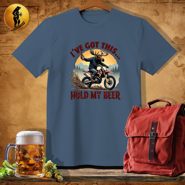 MyDesigns Physical Item Navy Heather / S Antler Tricks T-Shirt