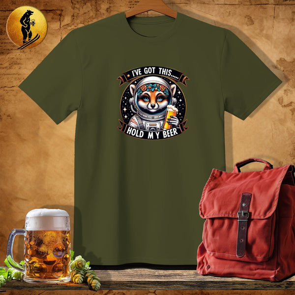MyDesigns Physical Item Military Green / S Astro Fox Fiona T-Shirt