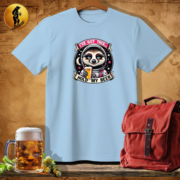 MyDesigns Physical Item Light Blue / S Astronaut Sloth Sami T-Shirt