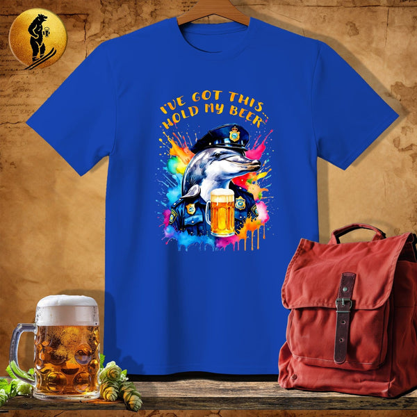 MyDesigns Physical Item Royal / S Badge Dolphin T-Shirt