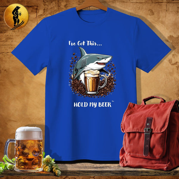 MyDesigns Physical Item Royal / S Barista Shark T-Shirt
