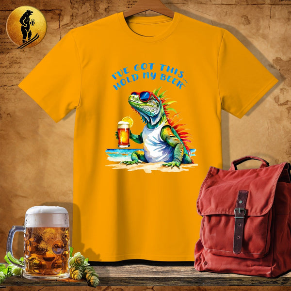 MyDesigns Physical Item Gold / S Beachy Iguana T-Shirt