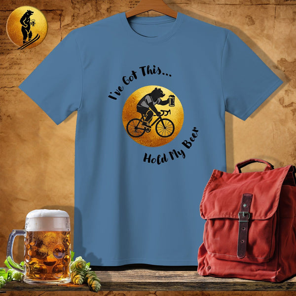MyDesigns Physical Item Heather Indigo / S Bearon Wheels T-Shirt