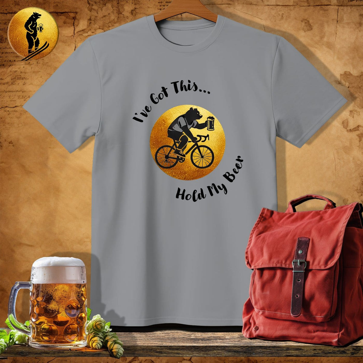 MyDesigns Physical Item Sport Grey / S Bearon Wheels T-Shirt