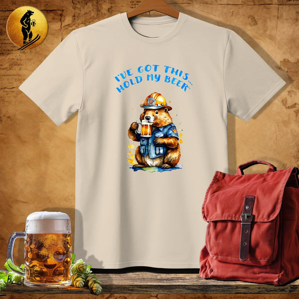 MyDesigns Physical Item Sand / S Beaver Engineer T-Shirt