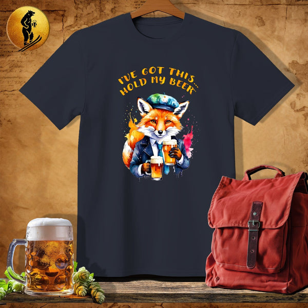 MyDesigns Physical Item Dark Heather / S Boho Fox Brew T-Shirt