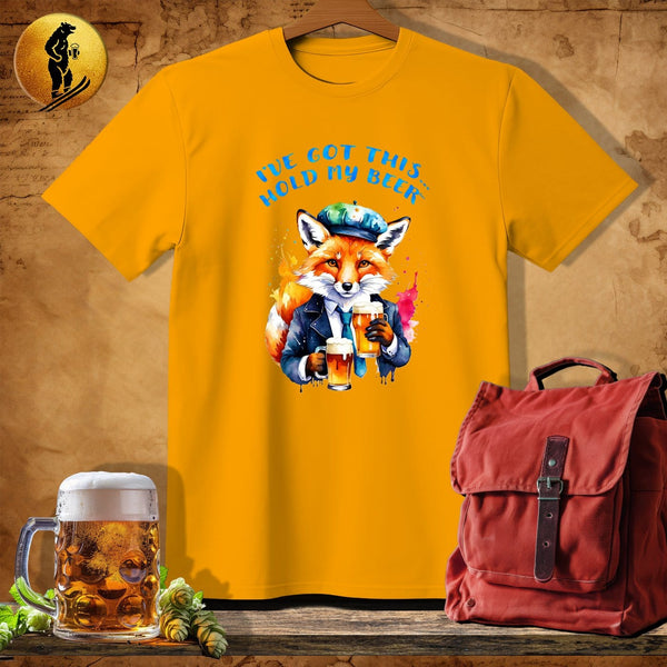 MyDesigns Physical Item Gold / S Boho Fox Brew T-Shirt