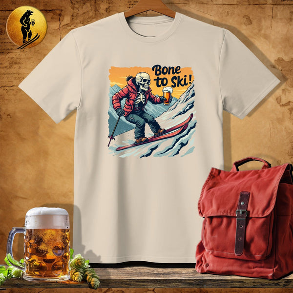 MyDesigns Physical Item Sand / S Bone to Ski T-Shirt