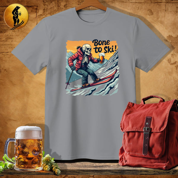 MyDesigns Physical Item Sport Grey / S Bone to Ski T-Shirt