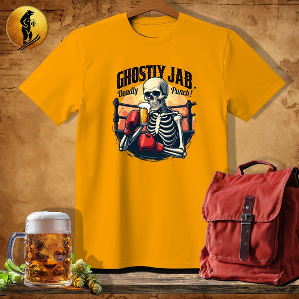 MyDesigns Physical Item Gold / S Boxing Skeleton T-Shirt