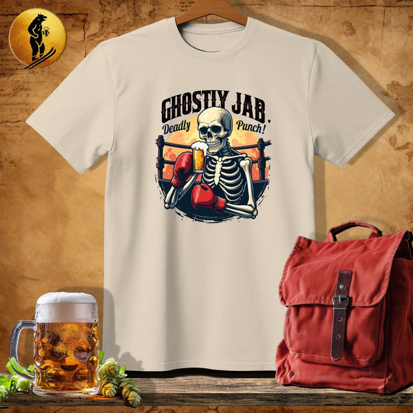 MyDesigns Physical Item Sand / S Boxing Skeleton T-Shirt