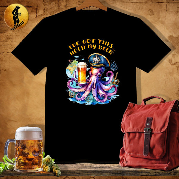MyDesigns Physical Item Black / S Captain Octo T-Shirt