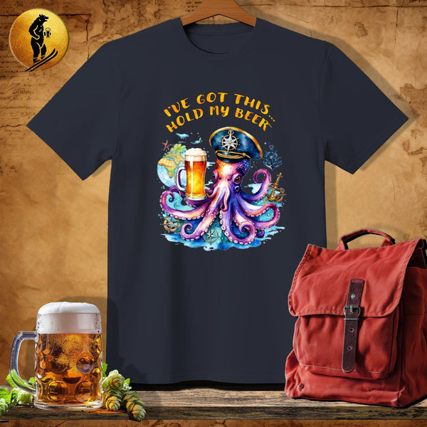 MyDesigns Physical Item Dark Heather / S Captain Octo T-Shirt