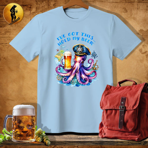 MyDesigns Physical Item Light Blue / S Captain Octo T-Shirt