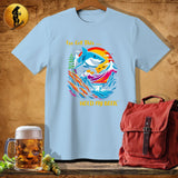 MyDesigns Physical Item Light Blue / S Climb Adventure Shark T-Shirt