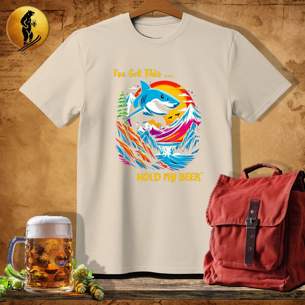 MyDesigns Physical Item Sand / S Climb Adventure Shark T-Shirt