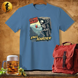 MyDesigns Physical Item Heather Indigo / S Climb Hard T-Shirt