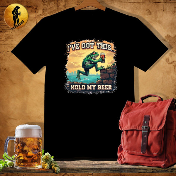 MyDesigns Physical Item Black / S Climbing Croaker T-Shirt