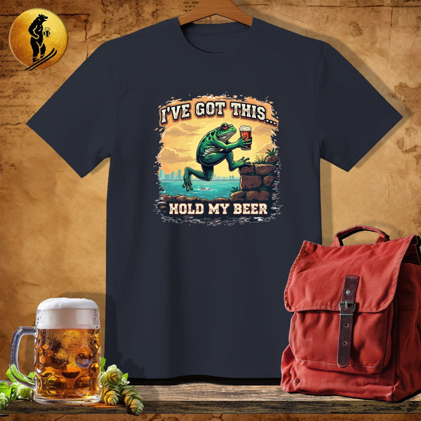 MyDesigns Physical Item Dark Heather / S Climbing Croaker T-Shirt