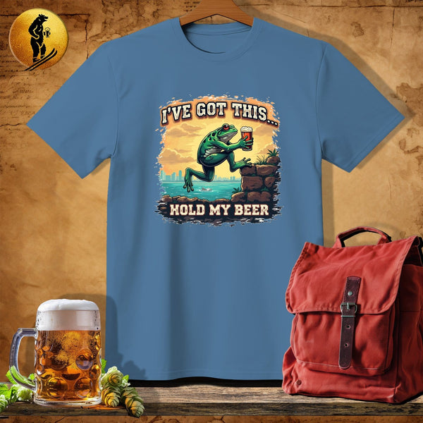 MyDesigns Physical Item Heather Indigo / S Climbing Croaker T-Shirt