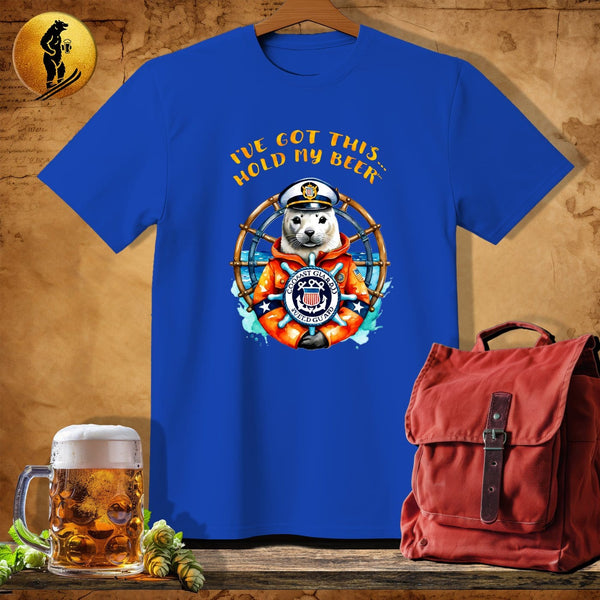 MyDesigns Physical Item Royal / S Coast Guard Seal T-Shirt