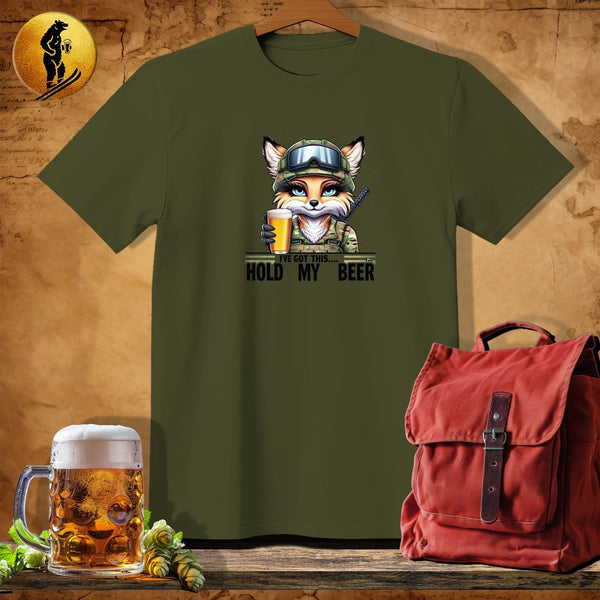 MyDesigns Physical Item Military Green / S Combat Fox Fiona T-Shirt