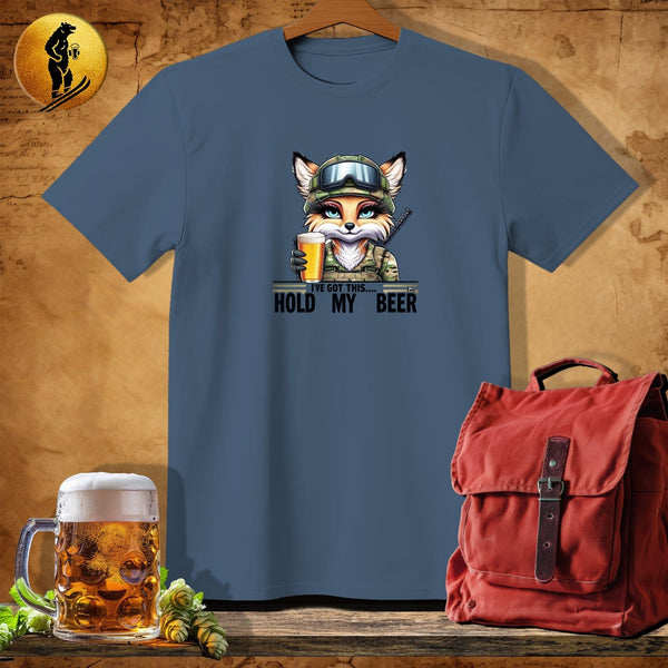 MyDesigns Physical Item Navy Heather / S Combat Fox Fiona T-Shirt