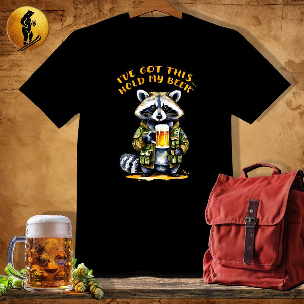 MyDesigns Physical Item Black / S Commando Coon T-Shirt