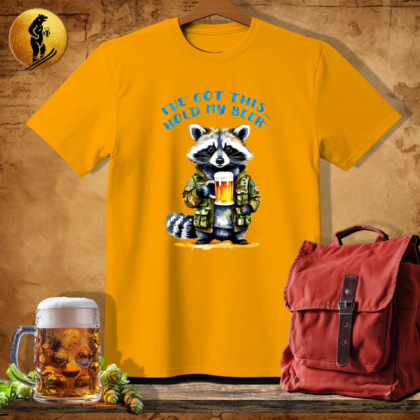 MyDesigns Physical Item Gold / S Commando Coon T-Shirt