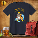 MyDesigns Physical Item Dark Heather / S Constructive Walrus T-Shirt