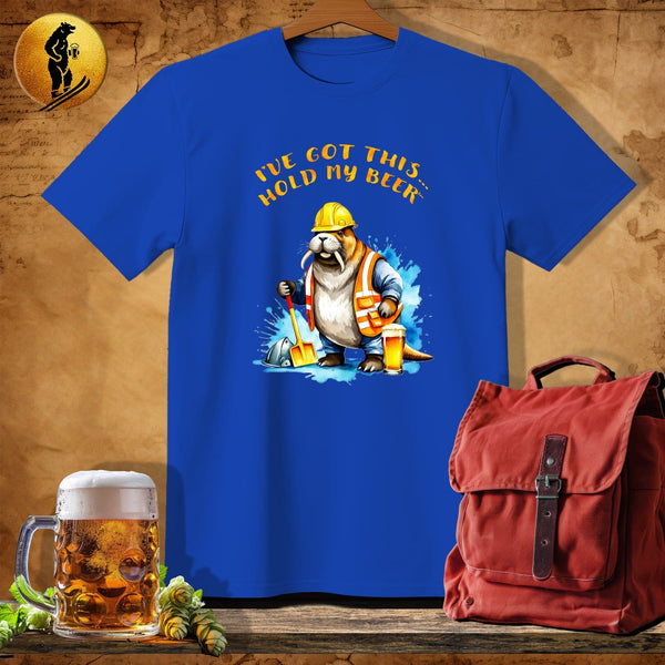 MyDesigns Physical Item Royal / S Constructive Walrus T-Shirt