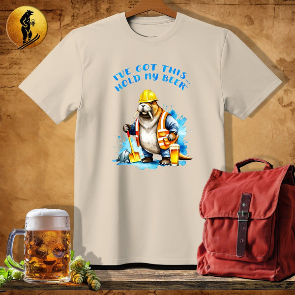 MyDesigns Physical Item Sand / S Constructive Walrus T-Shirt