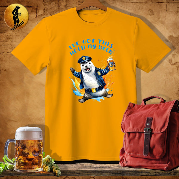 MyDesigns Physical Item Gold / S Cop Seal T-Shirt