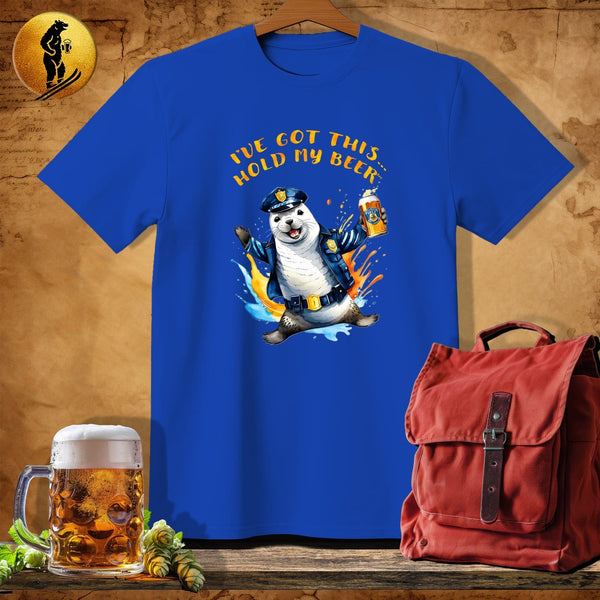 MyDesigns Physical Item Royal / S Cop Seal T-Shirt