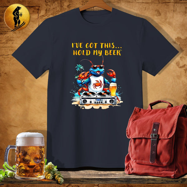 MyDesigns Physical Item Dark Heather / S Crab Rave Music T-Shirt