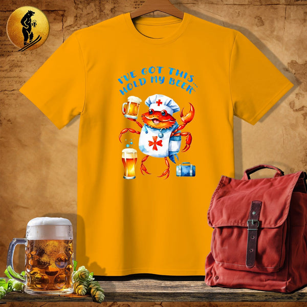 MyDesigns Physical Item Gold / S CrabCare Nurse T-Shirt