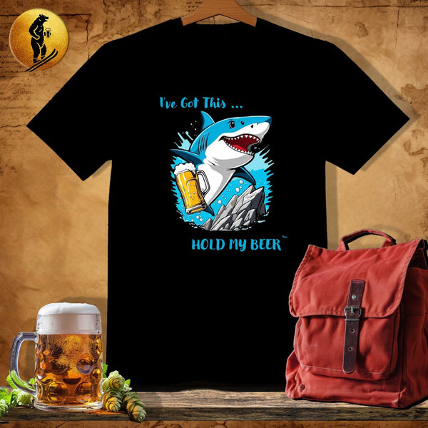 MyDesigns Physical Item Black / S Craggy Climber Shark T-Shirt