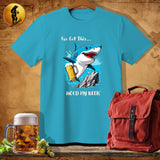 MyDesigns Physical Item Tropical Blue / S Craggy Climber Shark T-Shirt